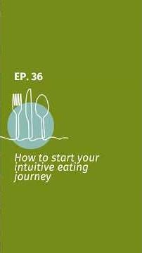 How to start your intuitive eating journey