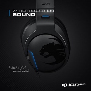 3.1K views · 20 reactions | ✔️Built-in 7.1 sound card ✔️Real-voice microphone ✔️Comfortable and lightweight ✔️AIMO intelligent lighting  roc.gg/KhanAIMO | TurtleBeach.PC | Facebook