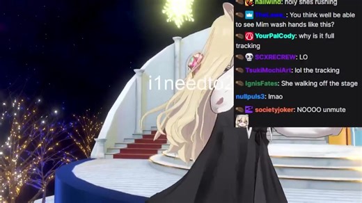 Vtuber goes to the bathroom while wearing full body 3d tracking and thought it wouldn't work if she left the room #fblifestyle | Pants are Dragon