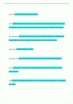 COA Exam Study JCAHPO Latest Update with Certified Solutions244