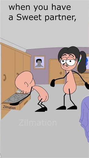 when you have a Sweet partner, #animation (4k memes)#shortsvideo #funny #funnyvideos #girlfriend