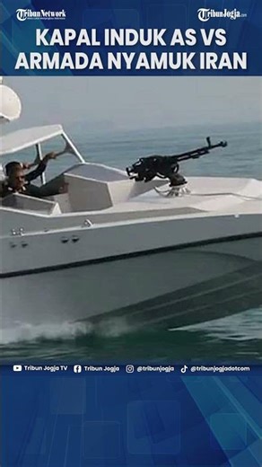 US CARRIER FLEET FACES IRAN'S 'MOSQUITO FLEET' COMBAT TACTICS #Shorts