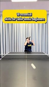 10 Essential Table Tennis Skills for Beginners #tabletennis #pingpongtips #instructions