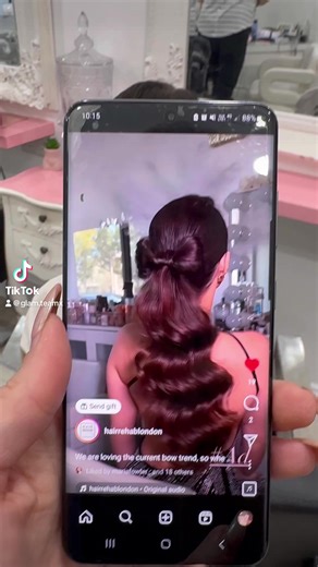 I love a good inspo pic of course the bow needed to be bigger 😍 #hair #hairupdos #upstyle #hairinspo | Glam hair and beauty