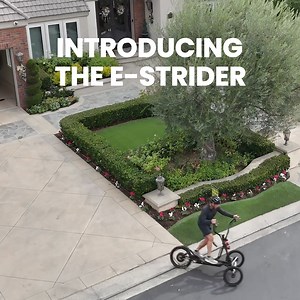 9.1K reactions · 541 shares | Introducing the e-Strider!  The world's first electric outdoor elliptical provides a fun, full-body workout with electric assist, allowing you to cruise at 20+ mph and climb the steepest of hills. Your workouts will never be the same! | StreetStrider | Facebook
