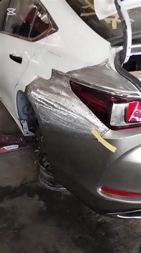 lexuse es 350 back fainder danting nicely #miancarpaint