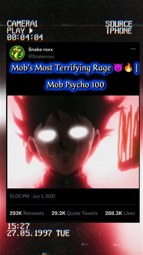 Mob’s Most Terrifying Rage 😈🔥 | Mob Psycho 100