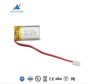 [Hot Item] 601225 601230 601235 200mAh 3.7V Factory Manufacturing Lipo Lithium Rechargeable Battery Model