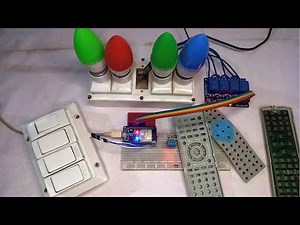Home Automation Using ESP32 IR Remote and Blynk