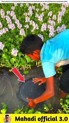 What Fish Did the Boy Find in This Basket?🐟#viralvideo #facts #fishinggear #fishinglife #fish