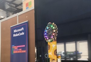 Maker Faire Bay Area 2017: MakeCode with Microsoft on Circuit Playground Express #makerfaire @adafruit #circuitplayground