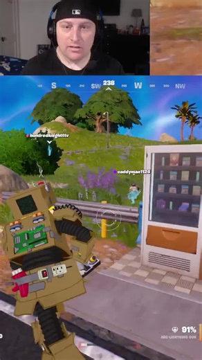 Johnny Celebrates His Fortnite Victory with Followers