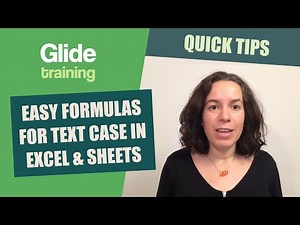 Formulas for upper, lower & proper case text in Excel & Google Sheets