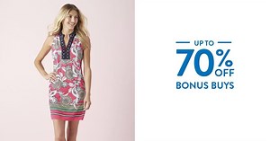 Last day for storewide Bonus Buys. We don't want you to miss up to 70% off! Today, 6/17 only. https://on.belk.com/2LNkFUe | Belk