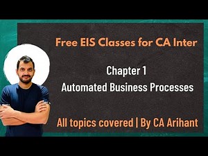 Automated Business Processes Video Lecture - CA Intermediate
