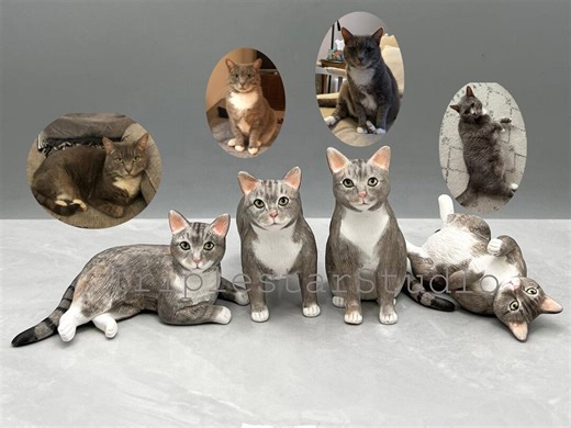 Custom Cat Cake Topper - Handmade Pet Sculpture for Wedding & Birthday Decor - Etsy