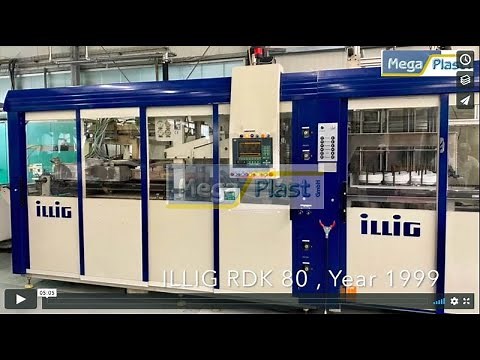 ILLIG RDK 80(S) Thermoforming machine punching in Form
