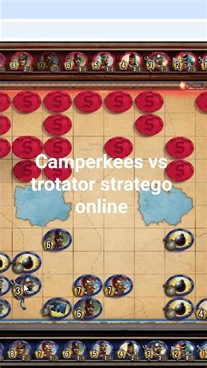 Stratego online game Camperkees VS Trotator