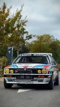 🚨 Lancia Delta in rally 🔥 The legend in action! #shorts