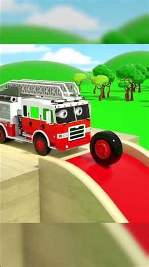 The Fire Truck and the Magic Eggs - Nursery Rhymes