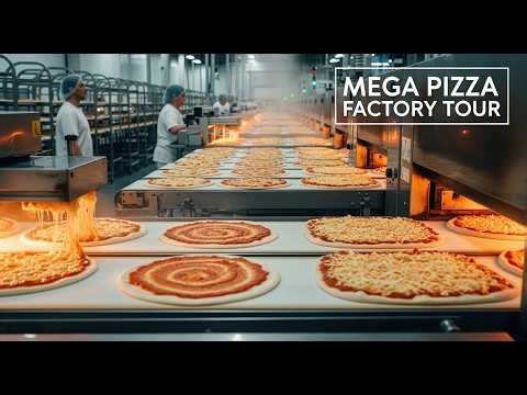 Frozen Pizza Factory | How Thousands of Pizzas Are Made Daily (Full Process)