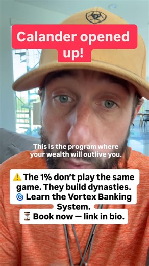 Josh Nelson on Instagram: "🌀 The Vortex Banking System — Wealth That Outlives You The wealthy don’t rely on luck, jobs, or even traditional banks to build their legacies. They use structures that compound wealth, legally defer taxes, and protect their assets for centuries. That’s exactly what the Vortex Banking System does. By combining a Non-Grantor, Irrevocable, Discretionary, Spendthrift Trust with a properly structured whole life insurance policy, you create a financial engine that: ✅ Compo