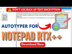 Download Notepad RTX++ Autotyping Software | RTX++ | Data entry Autotyper Download