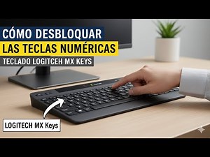 How to unlock the number keys: Logitech MX Keys keyboard