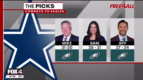 FOX 4 Sports score prediction for Cowboys vs Eagles