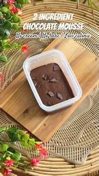 Made this in 5 minutes..disappeared in 30 seconds 😅No eggs / No bake #Chocolate #Mousse #recipe #yt