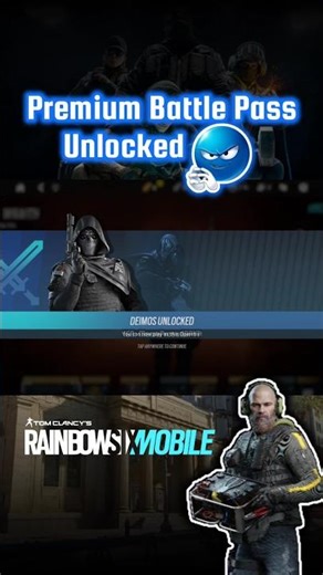 Diemos Unlocked 🔓 Rainbow Six Mobile Premium Battle Pass Maxed Out #r6m #rainbowsixmobile #shorts