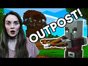 LOOK WHAT I FOUND!! | Pillager Outpost! | Let's Play Minecraft #10