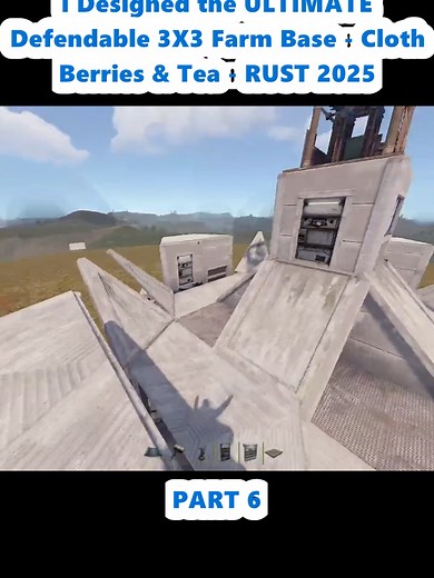 Ultimate Defendable 3X3 Farm Base Design in RUST 2025