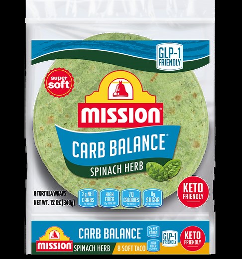 Carb Balance Spinach Wraps - Mission Foods
