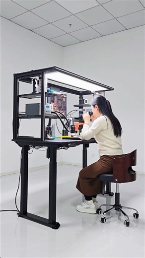 TBK-801 Electric Repair Workbench: Height Adjustable Station ⚡️ #RepairDesk #TBK801