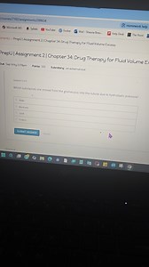 Which substances are moved from the glomerulus into the tubule ... | Filo