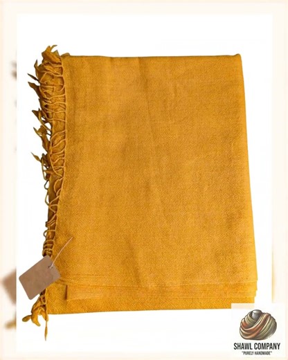 Handmade Wool Pashmina Shawl: Soft, Warm Winter Wrap (44" x 92")