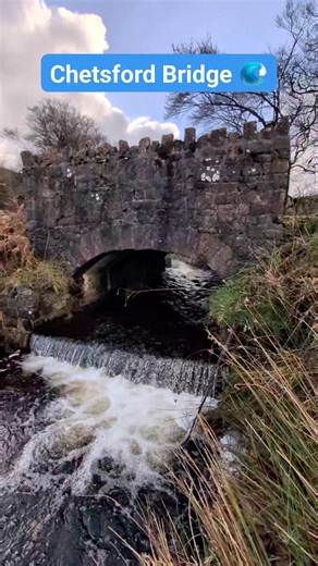 🌊 CHETSFORD BRIDGE AND ITS BEAUTIFUL CASCADE 🌊 This little road bridge may not be as historic or well known as some of its near neighbours on Exmoor – but it packs a big punch for its size. It's Chetsford Bridge, located around three miles north of Exford on the moorland road to Porlock Hill. Around 15ft long, the stone bridge crosses Chetsford Water near Hurdle Down. The cascade next to the bridge complements it beautifully when it's in full flow. Just below here, the little river merges with