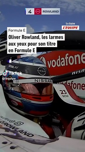 Oliver Rowland sacré champion du monde de Formule E