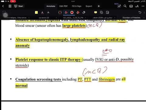 Paediatric haematology lec 5 ( Platelets disorders)
