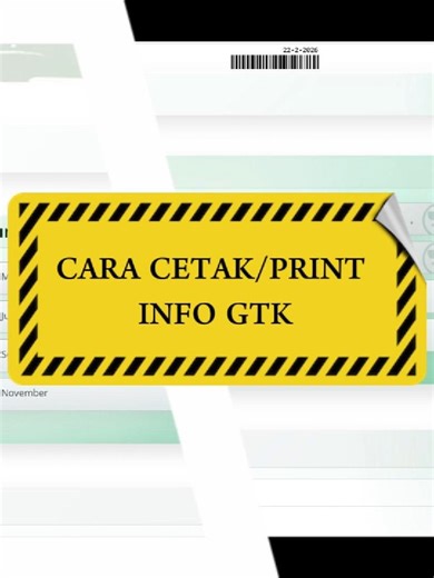 Cara Cetak dan Simpan Halaman Info GTK dengan Mudah