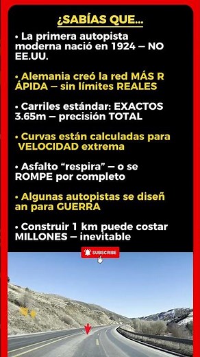 Lo que casi nadie sabe sobre las autopistas🚧🔥