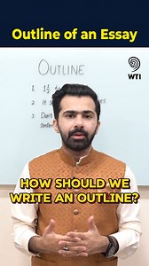 18K views · 166 reactions | ~ OUTLINE OF AN ESSAY✍️ -Essay Series- @furqan_nadeem18 #css #pms #worldtimes #wti #lahore #upsc #ias #essay #english #writing #skills #education #Education #learn #Igreach #explore #instagramgrowth #instagramreach #inspirational #EngageTime #CreatToConvert #Interactive #Discipline #SelfDiscipline #BusinessStratgey #WifiMoney | World Times Institute | Facebook