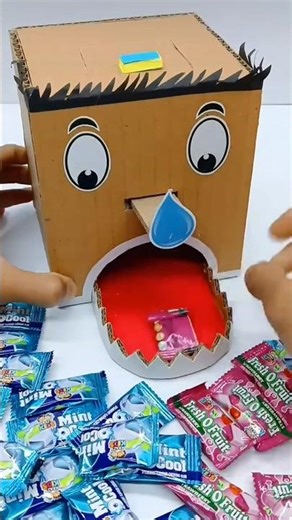 Chocolate ATM Machine DIY # Cardboard # Vending Machine Krishna #project Technically #