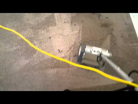 The Amazing 10" Counter Rotating Brush Machine in Action