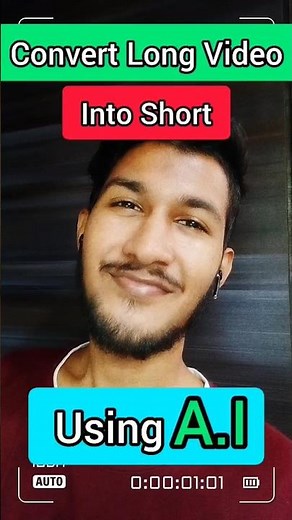 Convert Long Videos Into Short Clips Using AI | AI Long Video To Short Video Converter #shorts