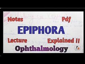 Epiphora Ophthalmology