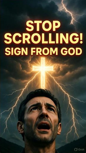 Stop Scrolling! This Is a Sign from God #GodMessage #Jesus