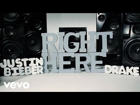 Justin Bieber - Right Here ft. Drake (Official Lyric Video)