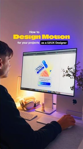 🔥 How to design motion for you projects as a UI/UX Designer #lottiefiles #lottie #animation